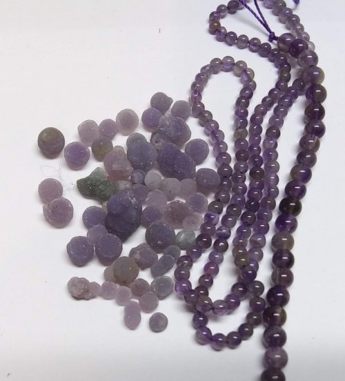 Judy Larson's Sugared Grapes Pendant - , Metalwork, Butane Torch, Soldering, Solder, grape chalcedony